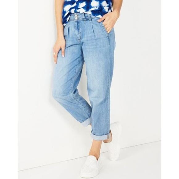 Women's Sonoma Goods For Life® High Rise Pleat Front Jeans Size 10 - Picture 1 of 6